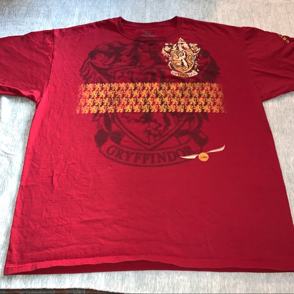 5/25$ Harry Potter Gryffindor quidditch tee 2x